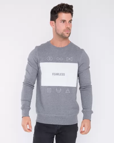 FEARLESS MARBLE GREY CREW