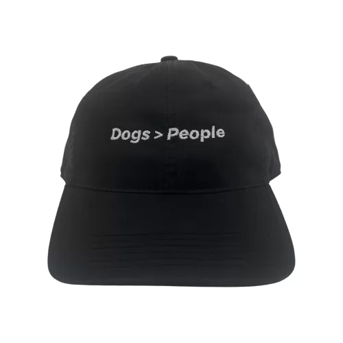 DOGS ARE BETTER VINTAGE WASHED DAD HAT