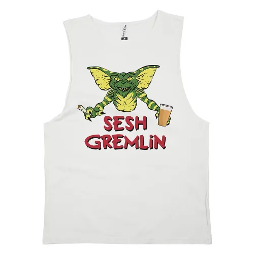 SESH GREMLIN WHITE TANK