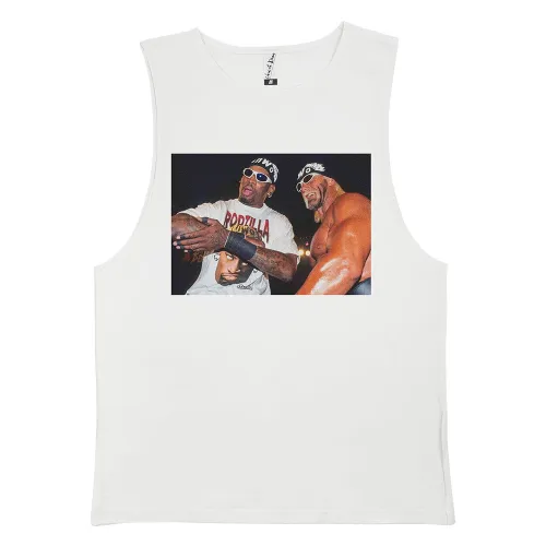 WRESTLING RODMAN WHITE TANK