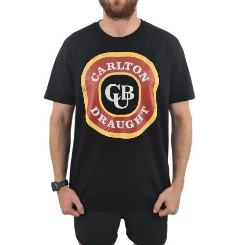 HERITAGE CARLTON DRAUGHT BLACK TEE