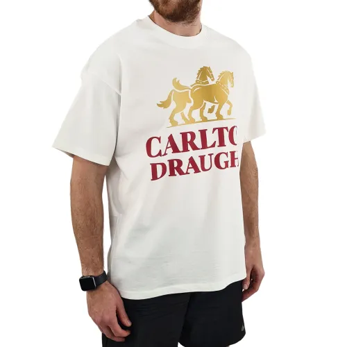 OFF WHITE CARLTON DRAUGHT VINTAGE T-SHIRT