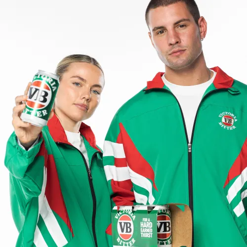 RETRO VICTORIA BITTER TRACKSUIT JACKET