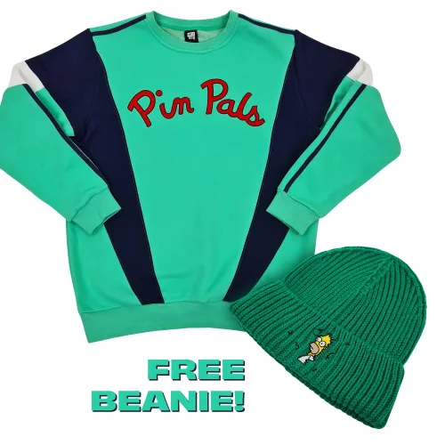 PIN PALS CUT & SEW SWEATSHIRT + FREE BEANIE