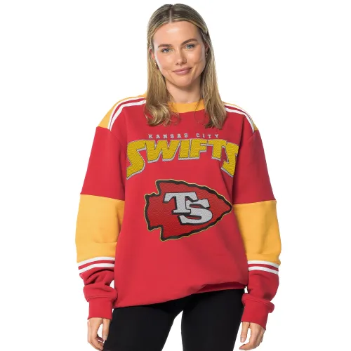 RETRO RED KC SWIFTS CUT & SEW SWEATSHIRT