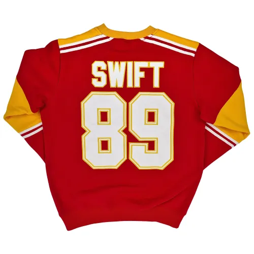 RETRO RED KC SWIFTS CUT & SEW SWEATSHIRT