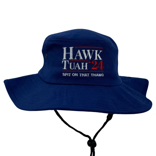HAWK TUAH ROYAL BLUE WIDE BRIM HAT
