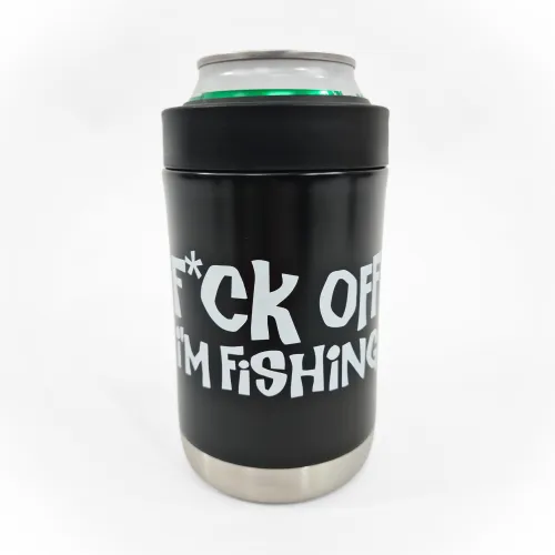 F OFF FISHING INSULATED DRINK HOLDER