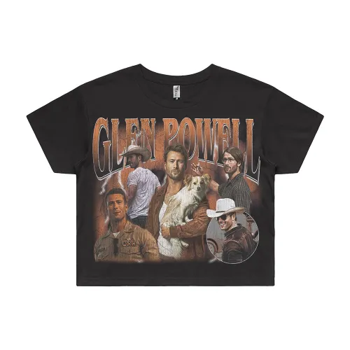 VINTAGE GLEN POWELL CROP TOP