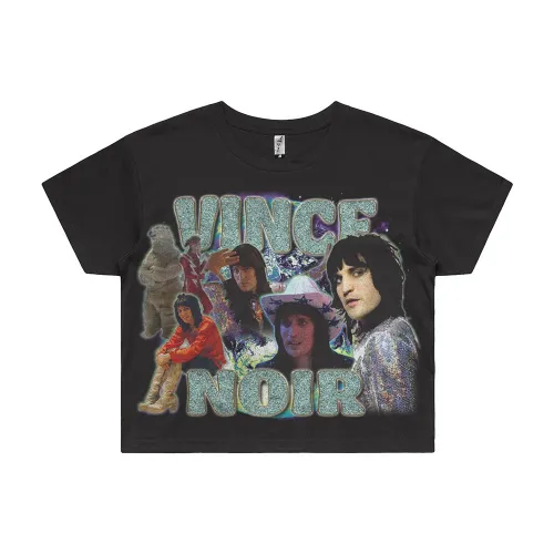 VINTAGE VINCE NOIR CROP TOP