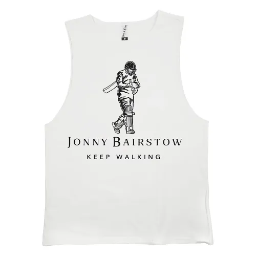 KEEP WALKING WHITE TANK