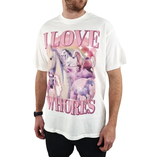 OFF WHITE I LOVE WHORES VINTAGE T-SHIRT