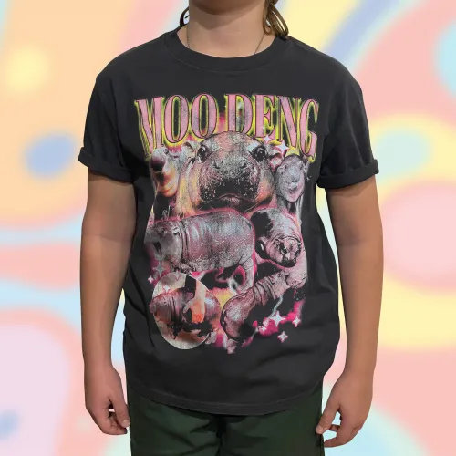 KIDS VINTAGE MOO DENG T-SHIRT