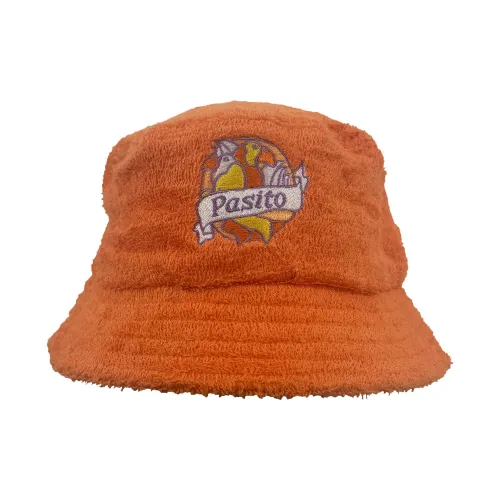 ORANGE PASSIONFRUIT TERRY TOWEL BUCKET HAT