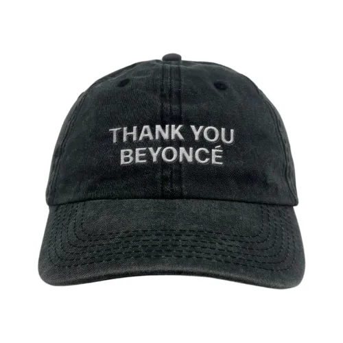 THANK YOU BEYONCE BLACK WASHED DAD HAT