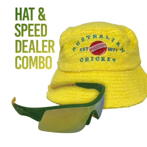 AUS CRICKET HAT COMBO