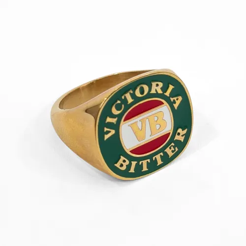 VB GOLD SIGNET RING