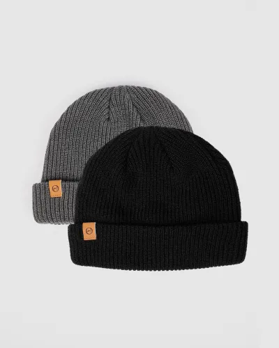 Marble Beanie 2-Pack